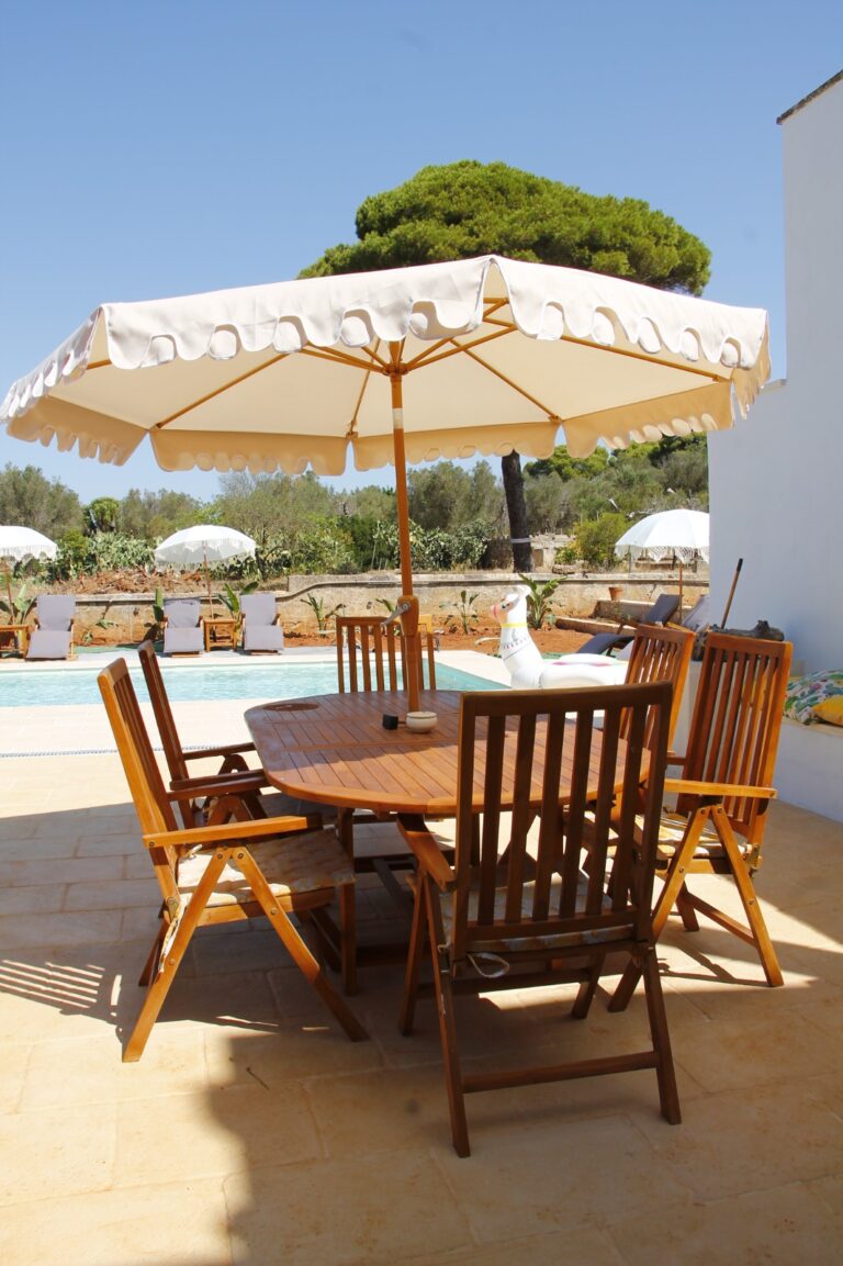 Casa Allegria Bed Wine in Parabita salento breakfast table 768x1153